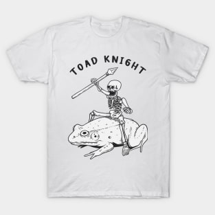 Skeleton knight ride toads T-Shirt